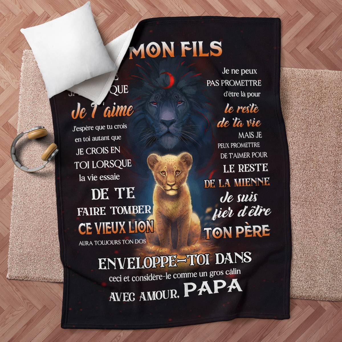 Cadeau Spécial Pour Ton Fils Couverture - De Papa