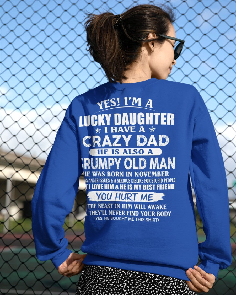 November - Awesome Grumpy Old Dad - Special gift for your daughter From Dad - TRNN11 (SKU10-50-11)