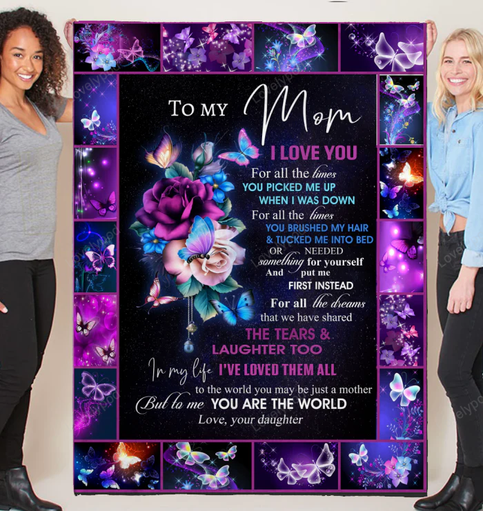 Special Mom Gift Blanket - From Daughter
