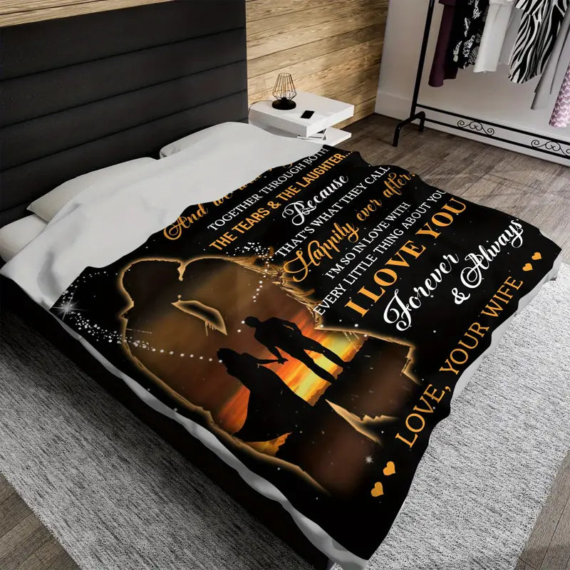 Special Gift For Your Wife Blanket - From Husband