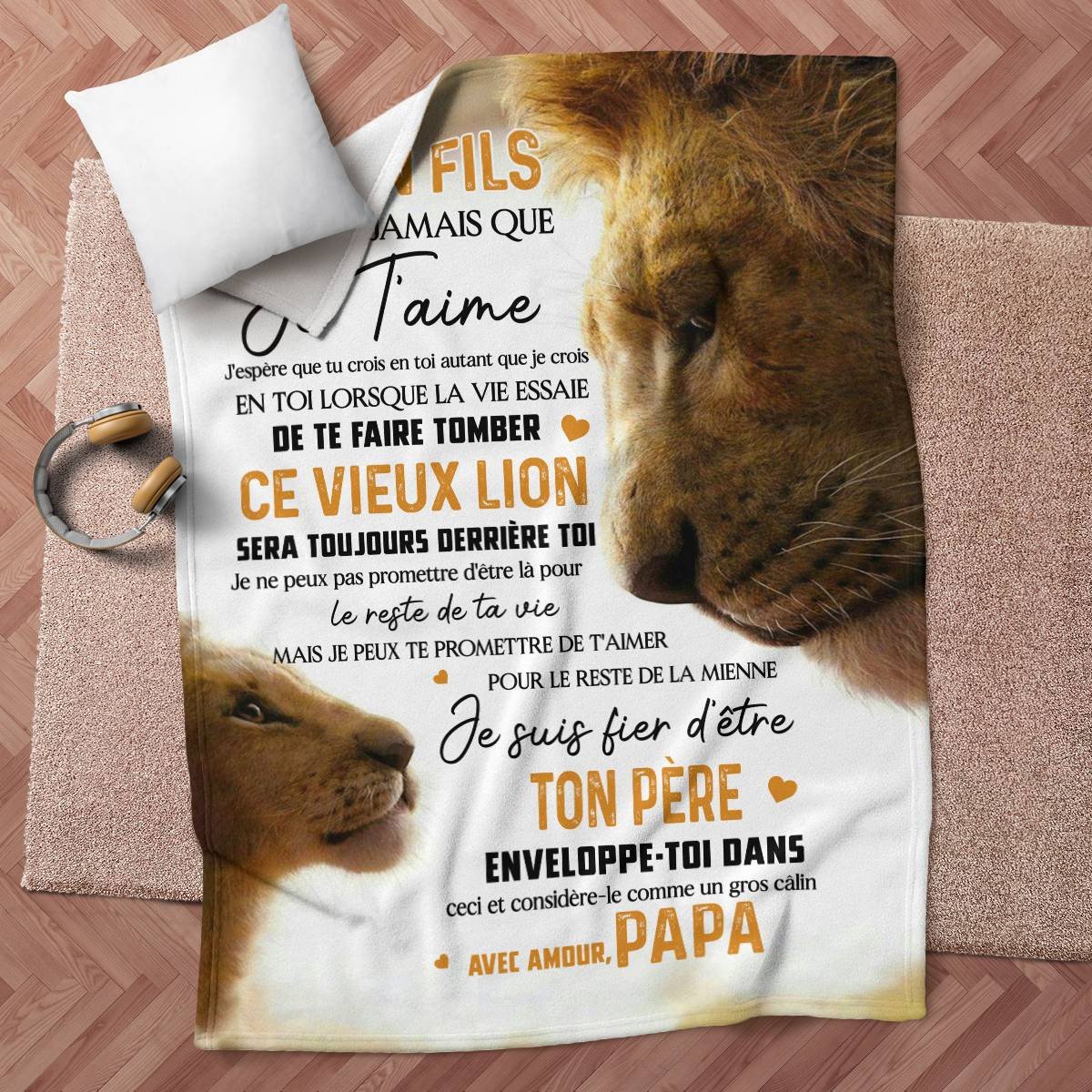 Cadeau Spécial Pour Ton Fils Couverture - De Papa