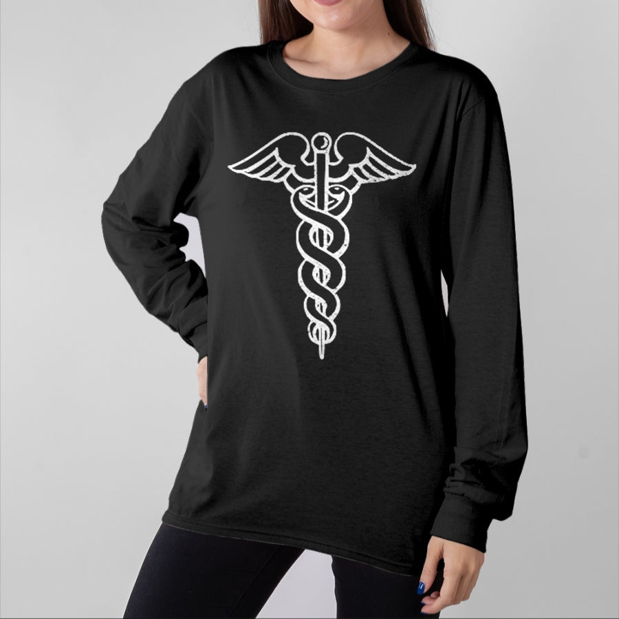 Best Doctor Shirt, Funny Doctor UnisexT-Shirt/Hoodie/Sweatshirt HLT00 - Caduceus Symbol Nurse Doctor Medic RN NP NA Hospital T-Shirt