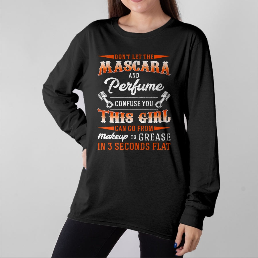 Best Mechanic Life Shirt, Funny Mechanic UnisexT-Shirt/Hoodie/Sweatshirt HLT00 - Mascara and Perfume I'm A Female Mechanic Sarcasm Gift T-Shirt