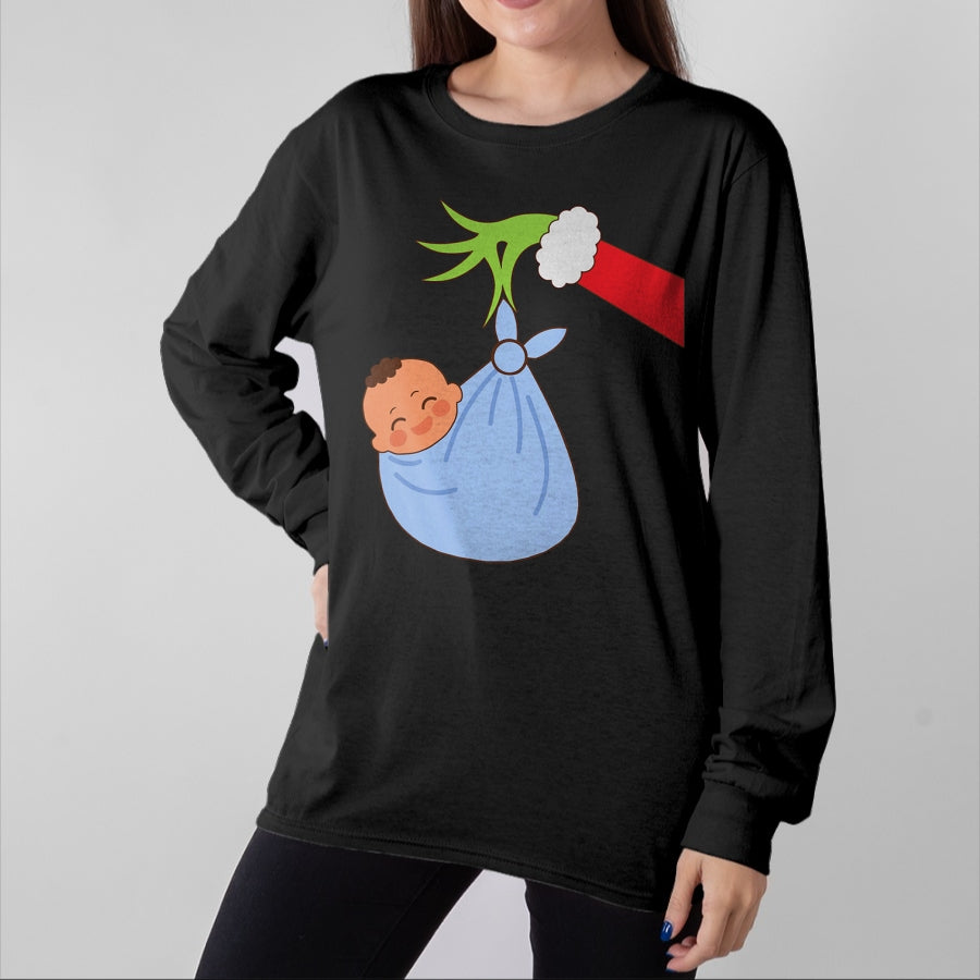 Funny Nurse Shirt, Nurse Unisex T-Shirt/Hoodie/Sweatshirt HLT00 - NICU Labor Delivery Nurse Santa Christmas Xmas Pajamas Funny T-Shirt