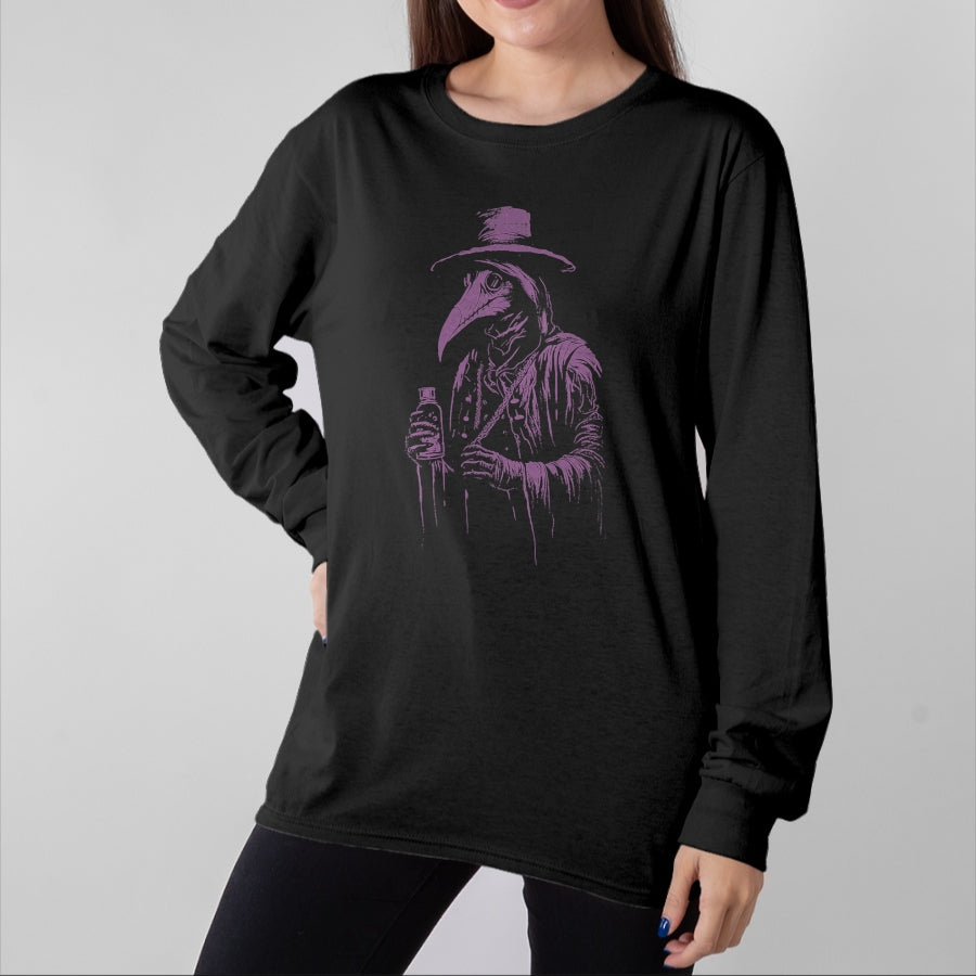 Best Doctor Shirt, Funny Doctor UnisexT-Shirt/Hoodie/Sweatshirt HLT00 - Plague Doctor Shirt Horror Death Occult Satanic Gothic T-Shirt