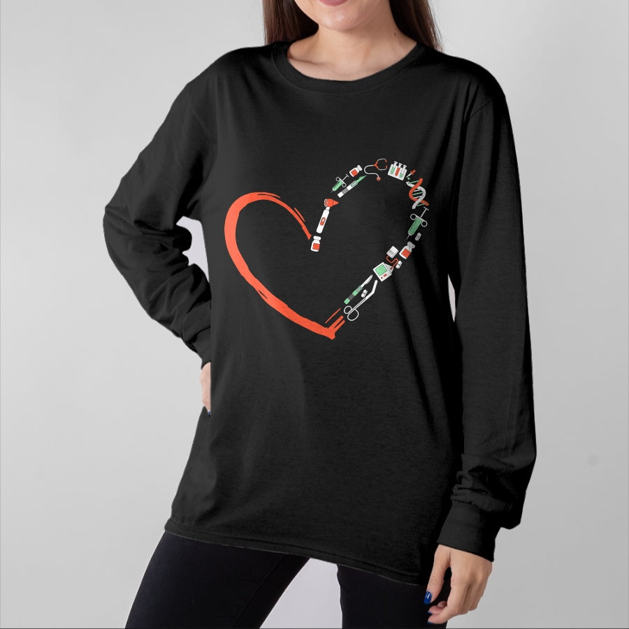Best Doctor Shirt, Funny Doctor UnisexT-Shirt/Hoodie/Sweatshirt HLT00 - Doctor Heart Medical School Students T-Shirt