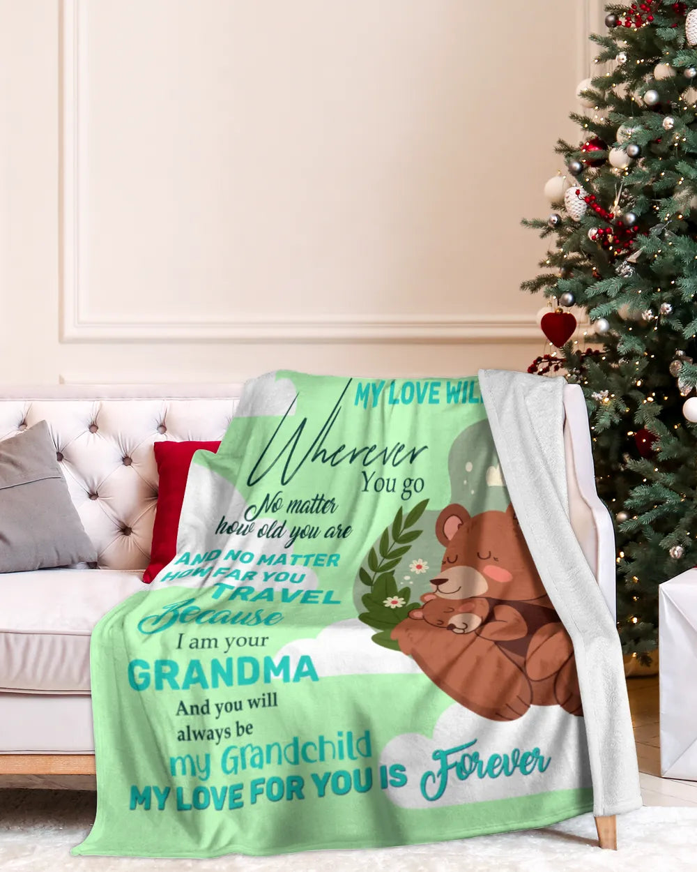 Special Gift For Your Granddaughter Blanket - From Grandma