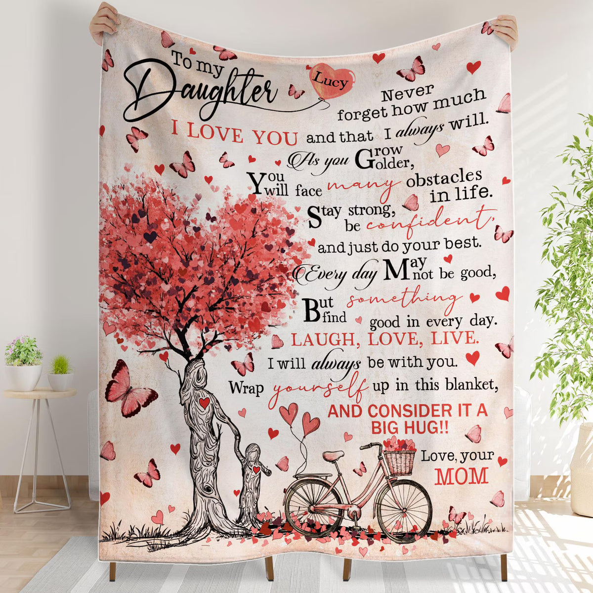 Special Gift For Your Daugter Blanket - From Mom