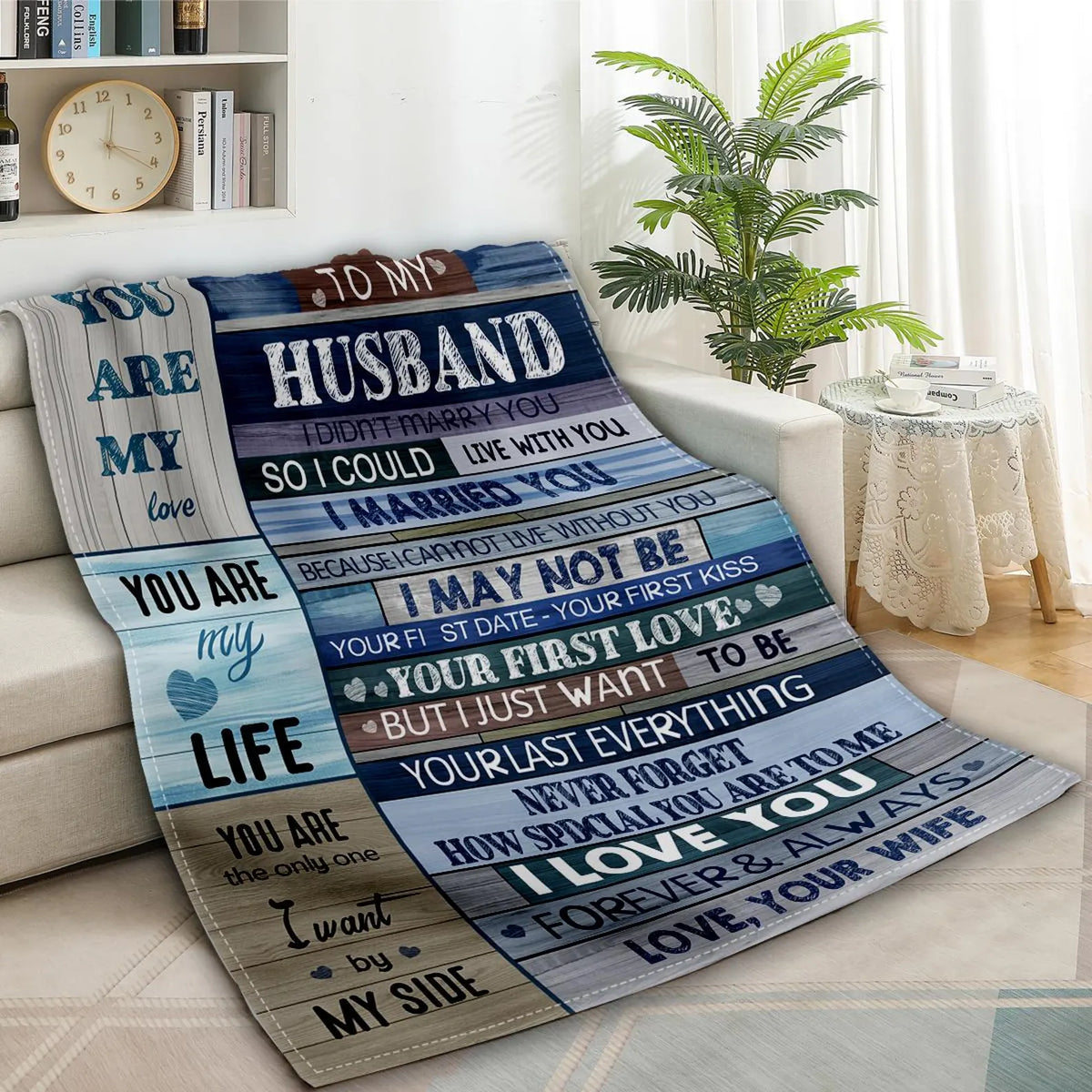 Perfect Gift Blanket For My Husband From Wife