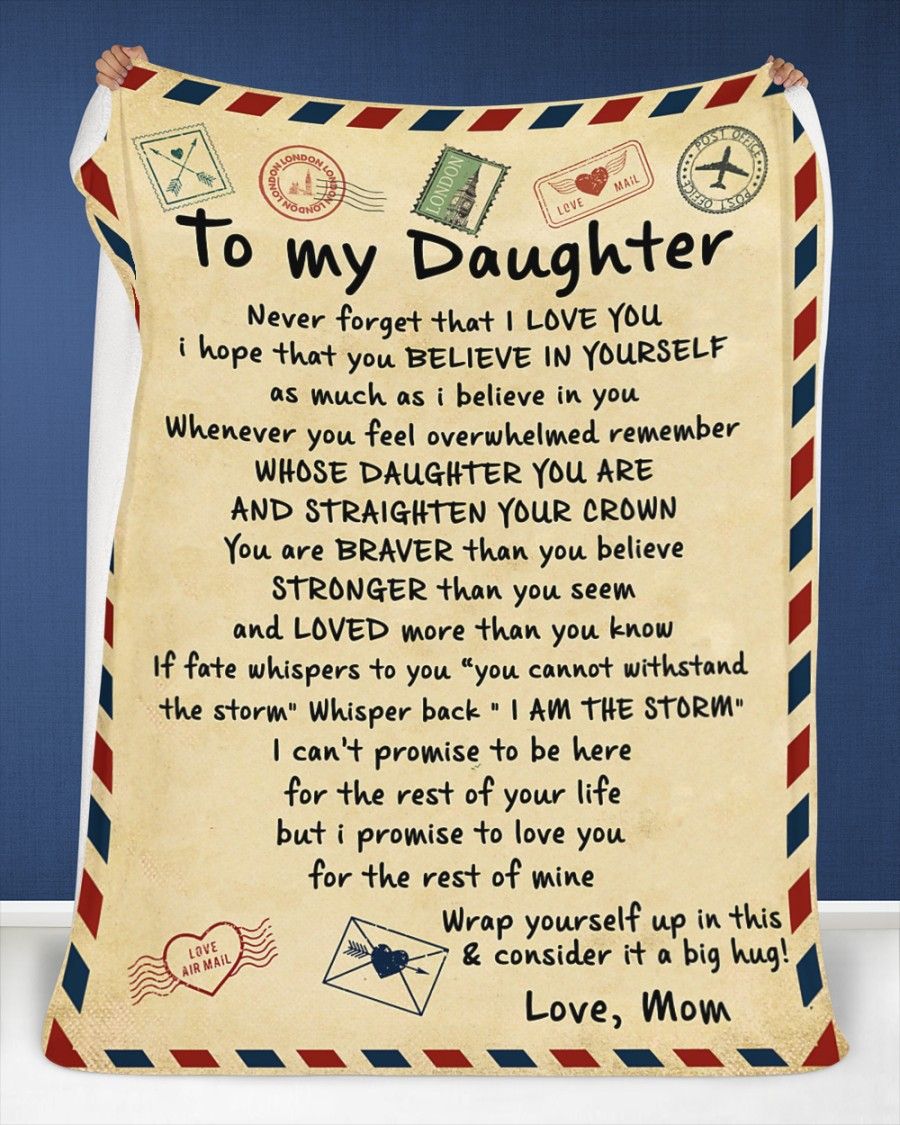 Special Daughter Gift Blanket - From Mom