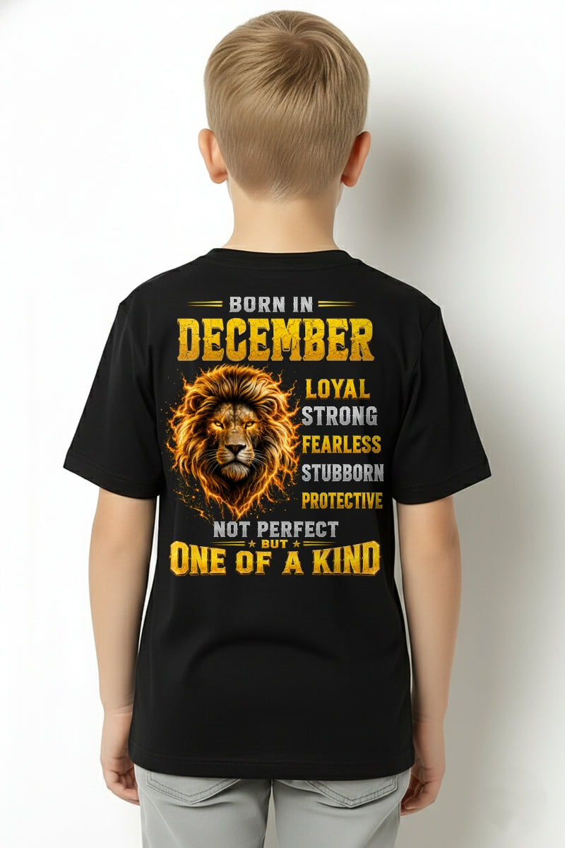 DECEMBER GUY - NOT PERFECT BUT ONE OF A KIND - T SHIRT FOR STRONGMAN - TRNN12 (SKU2608-34-12)