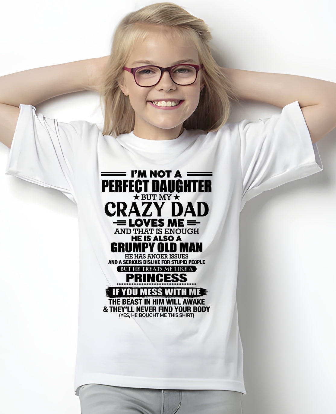 I'M NOT A PERFECT DAUGHTER - GIFT FROM DAD - TRNN00 (SKU2606-240-00)