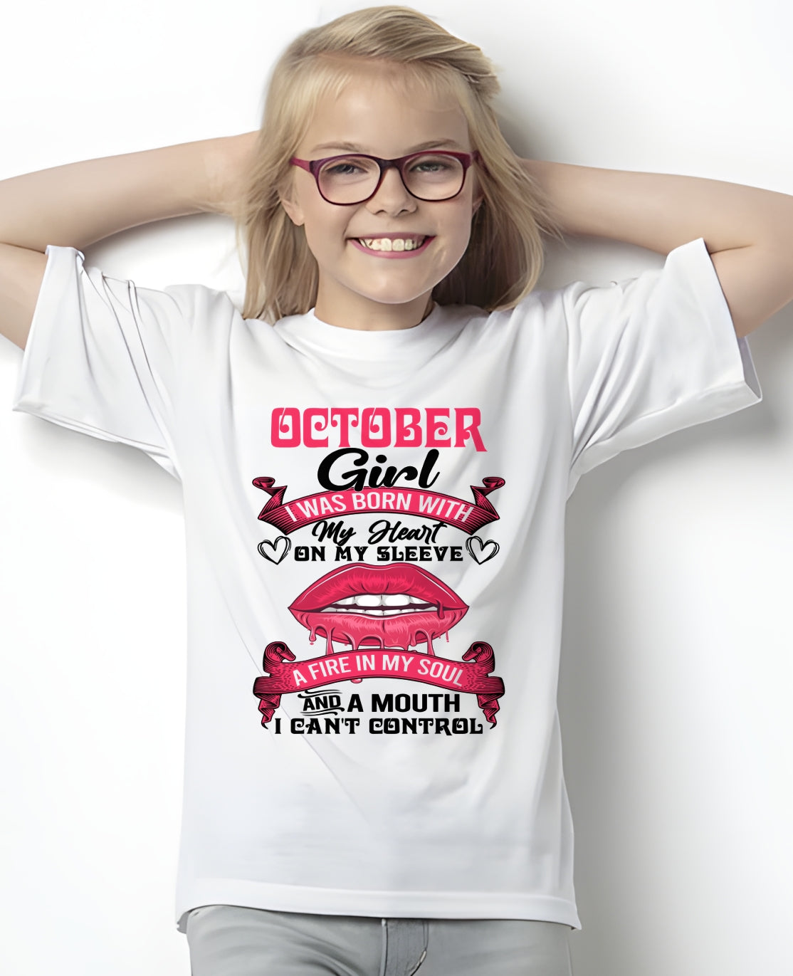OCTOBER QUEEN – Strong, Passionate & Unapologetically Bold - Birthday T Shirt For Woman - TRNN10 (SKU2603-255-10)