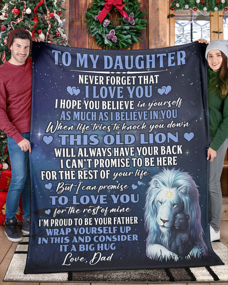 Special blanket for Daughter - From Dad blanket (SKUB12-219)