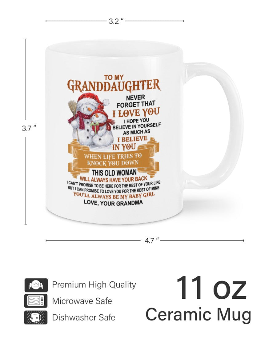 TO GRANDDAUGHTER MUG 03 - GIFT FROM GRANDMA