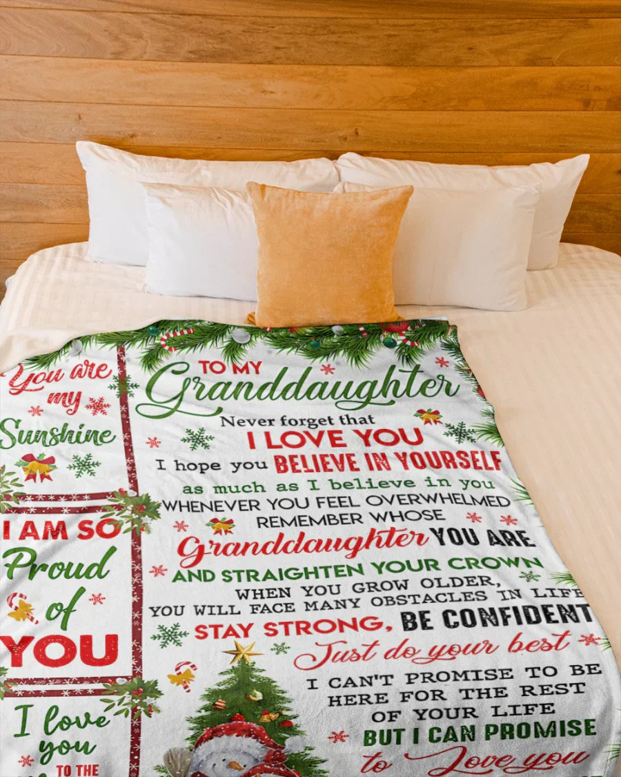Special Gift For Your Granddaughter Blanket - From Grandma