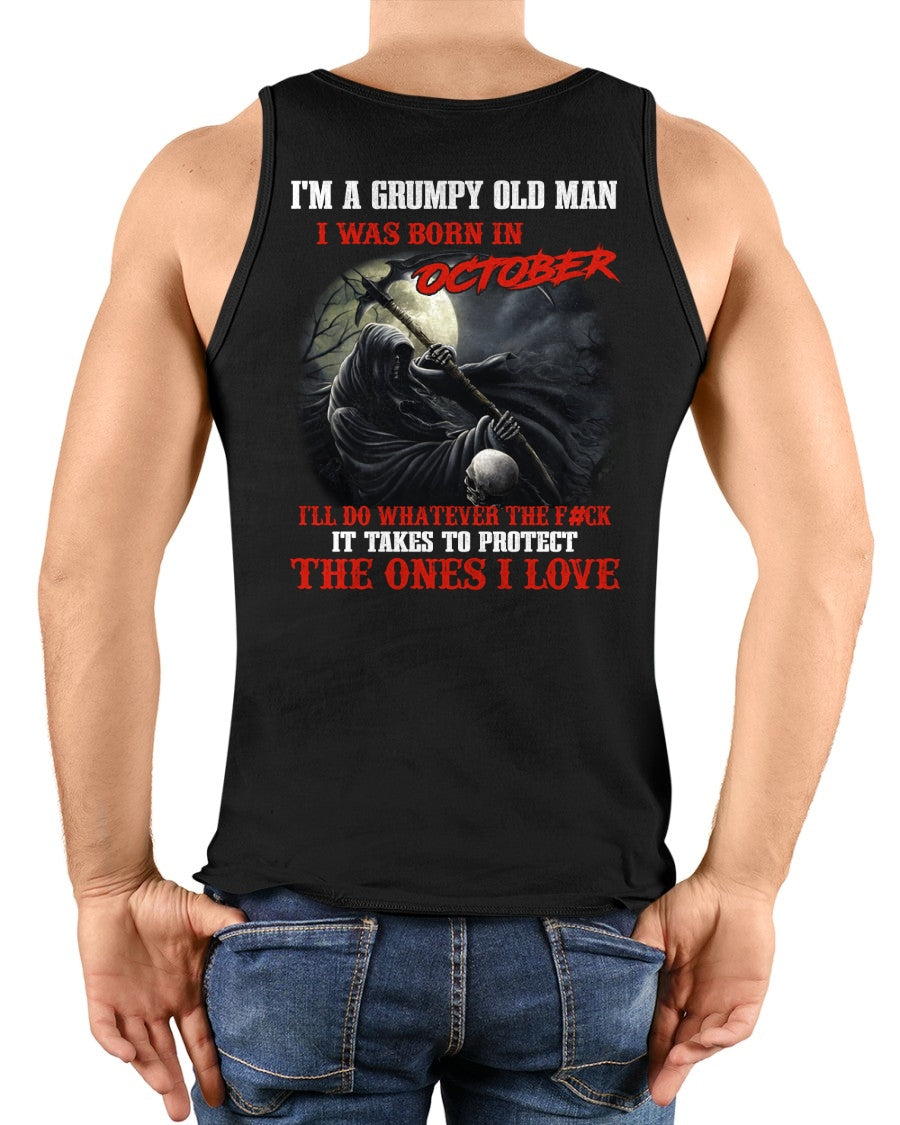 OCTOBER - I'LL DO WHATEVER TO PROTECT THE ONES I LOVE - T Shirt For Strongman - TRNN10 (SKU2602-55-10)