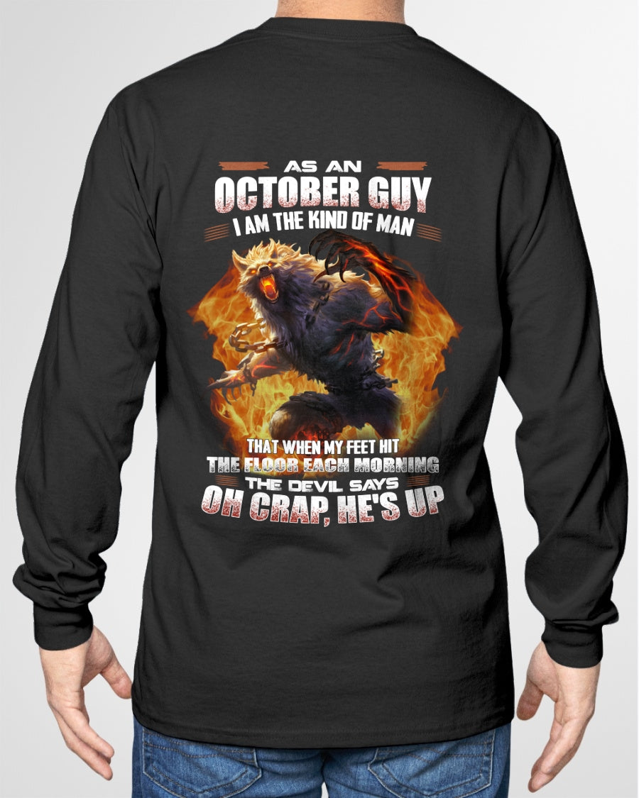 OCTOBER - I'M THE KIND OF MAN THAT WHEN MY FEET HIT THE FLOOR EACH MORNING - TRNN10 (SKU26T-01-13-10)