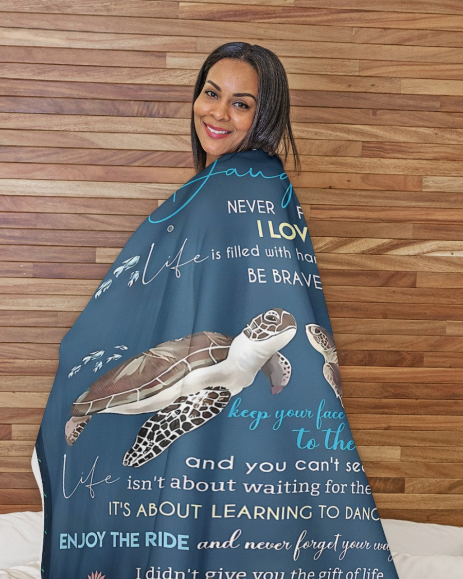 Special Gift For Your Daughter Blanket - From Mom (SKUB09-104)