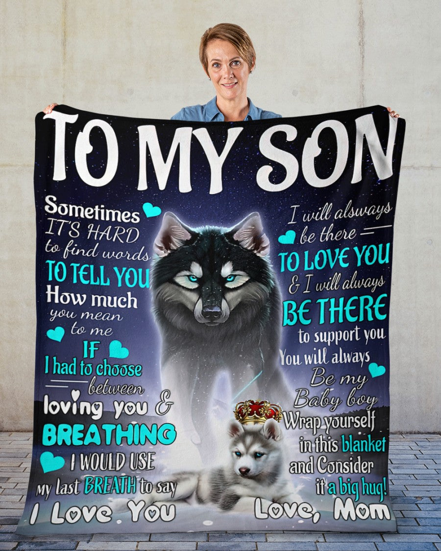To My Son Blanket Sherpa Fleece Blanket Sherpa Fleece Blanket From Mom