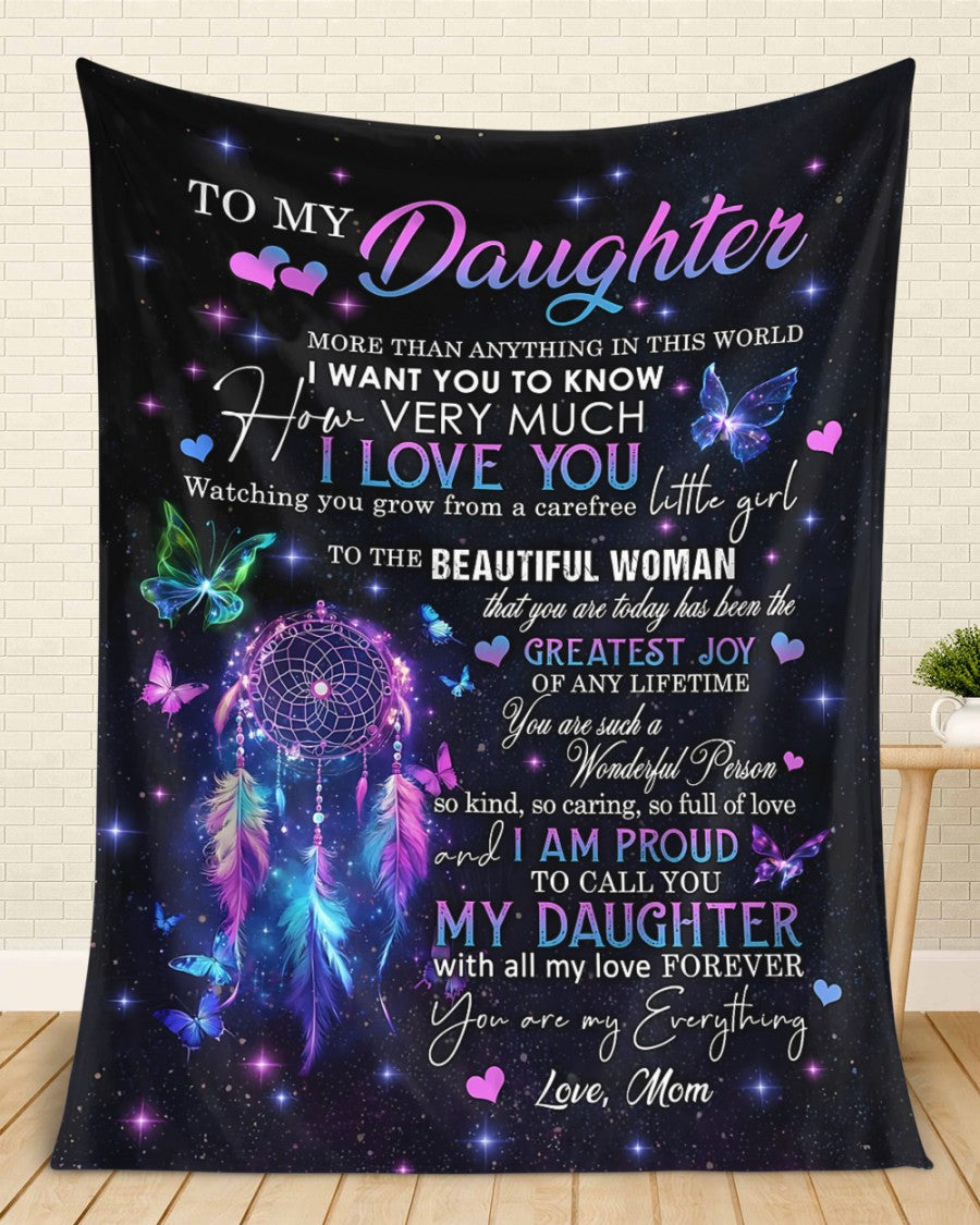 Special Gift For Daughter - From Mom Blanket (SKUB08-92)