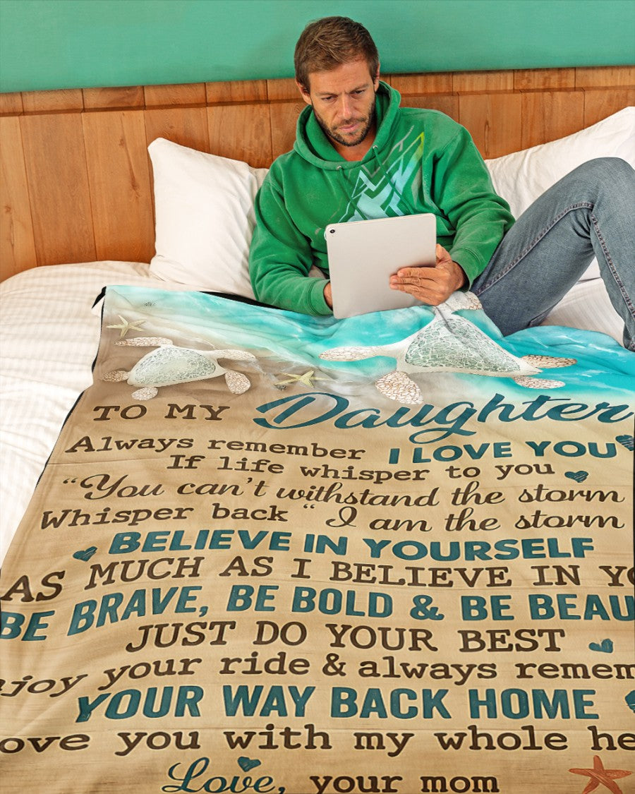 Special Gift For Your Daughter Blanket - From Mom