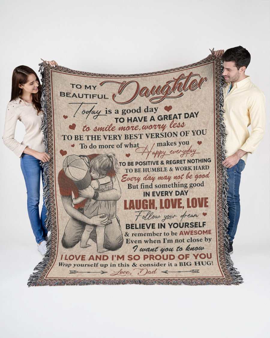 Special blanket for Daughter - From Dad blanket (SKUB12-255)