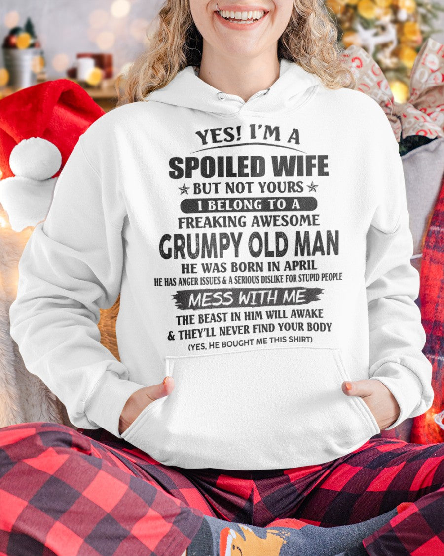 Grumpy Old Man April – Perfect gift for wife From Husband – TRNN04 (SKU08-63-04)