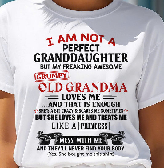 I AM NOT A PERFECT GRANDDAUGHTER - FROM GRANDMA - TRNN00 (SKU2606-381-00)