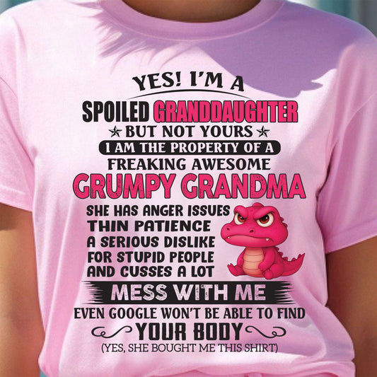 YES, I'M A SPOILED GRANDDAUGHTER - GIFT FROM GRANDMA - TRNN00 (SKU09-96-00)