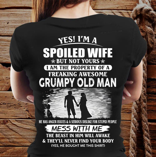 YES! I'M A SPOILED WIFE BUT NOT YOURS - FROM HUSBAND - TRNN00 (SKU2607-97-00)