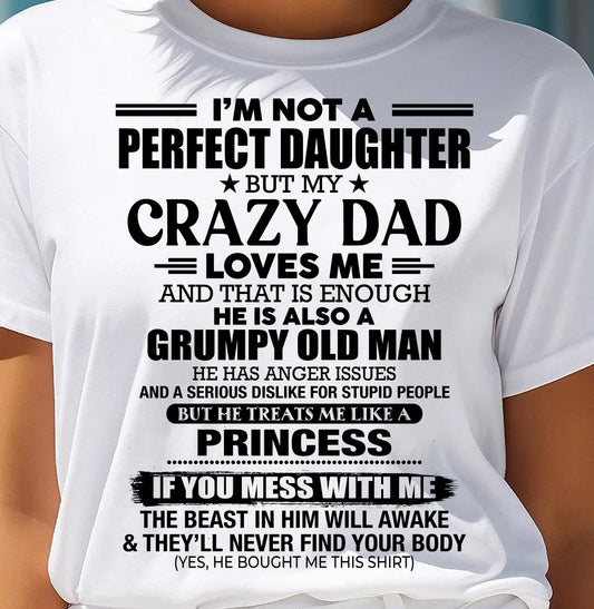 I'M NOT A PERFECT DAUGHTER - GIFT FROM DAD - TRNN00 (SKU2606-240-00)