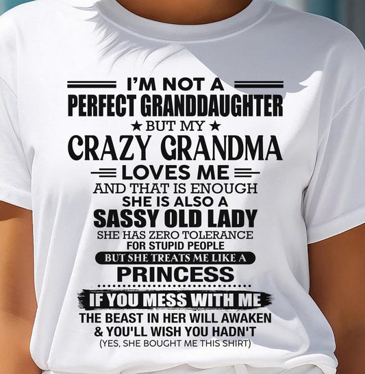 I'M NOT A PERFECT GRANDDAUGHTER - FROM GRANDMA - TRNN00 (SKU2607-189-00)