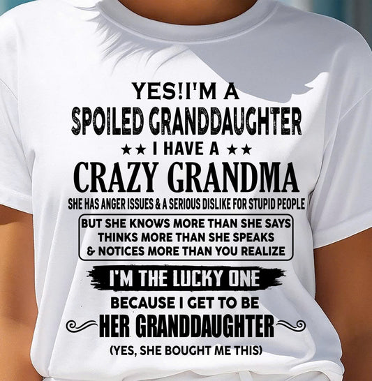 LUCKY GRANDDAUGHTER! - FROM GRANDMA - TRNN00 (SKU12-119-00)