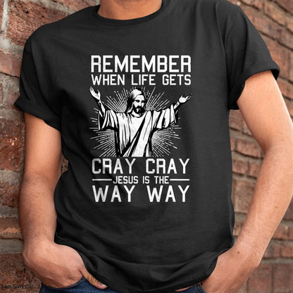 Jesus Is The Way Christmas Funny Faith Religious Christian T-Shirt - Christmas Unisex T-Shirt/Hoodie/Sweatshirt - TRNN00