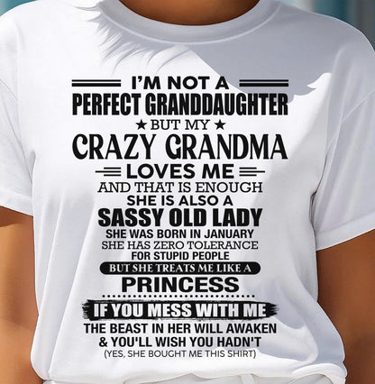 JANUARY - I'M NOT A PERFECT GRANDDAUGHTER - FROM GRANDMA - TRNN01 (SKU2607-189-01)