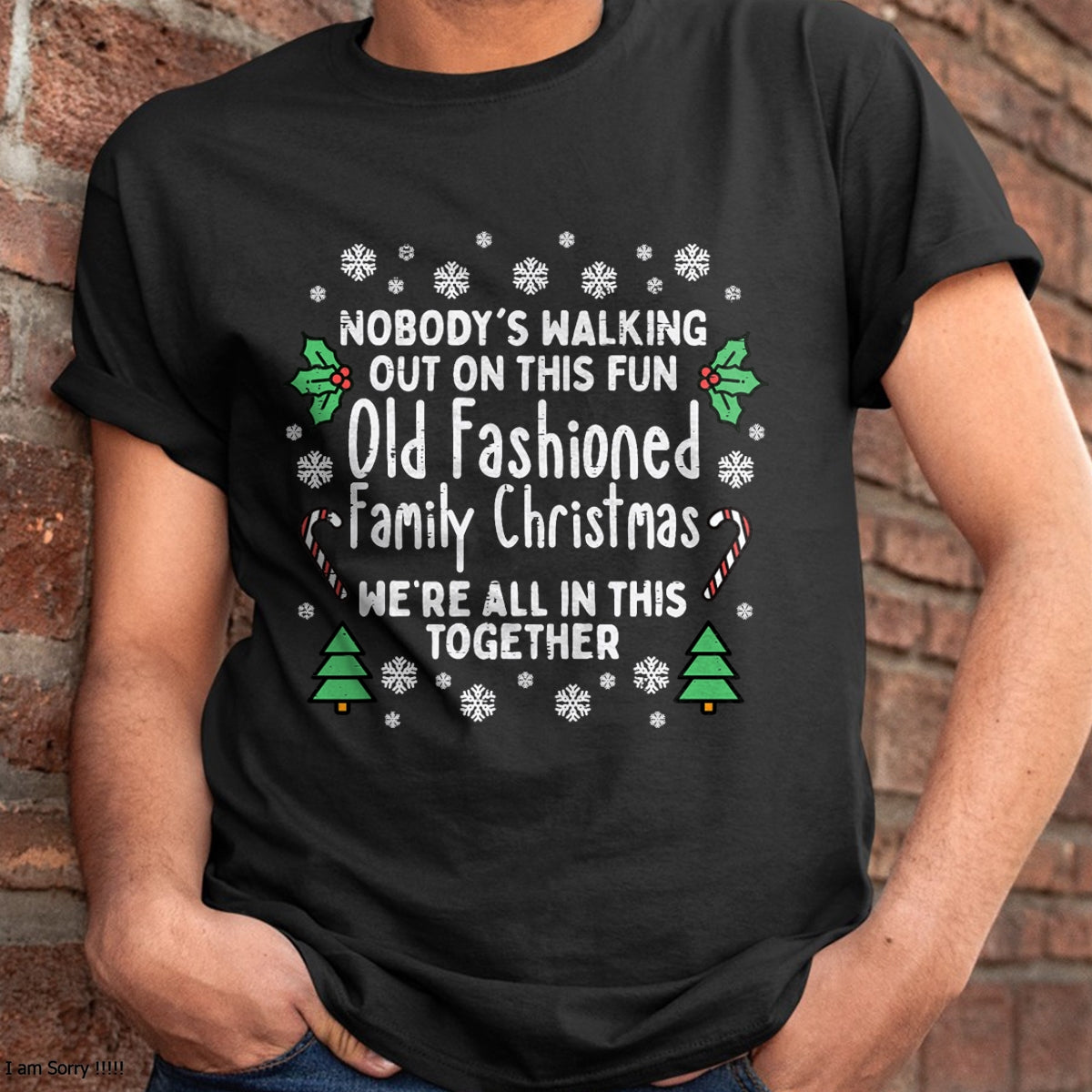 Old Fashioned Family Christmas Ugly Xmas Men Women Kids T-Shirt - Christmas Unisex T-Shirt/Hoodie/Sweatshirt - TRNN00