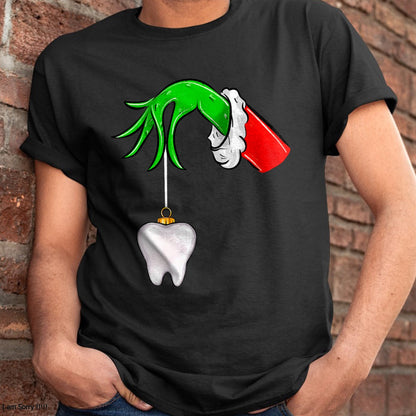 Christmas Tooth Dentist Dental Assistant Teeth Xmas Pajamas T-Shirt - Christmas Unisex T-Shirt/Hoodie/Sweatshirt - TRNN00
