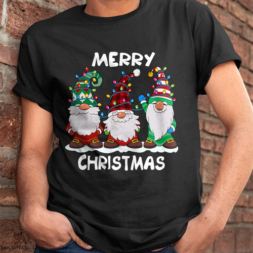 Christmas Shirts for Family, Funny christmas shirts, Christmas Unisex T-Shirt/Hoodie/Sweatshirt HLT00 - Merry Christmas Gnomes Xmas Family Men Women T-Shirt