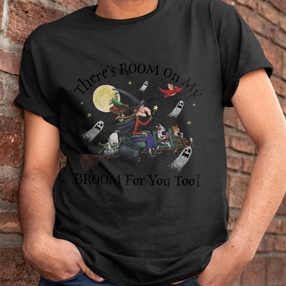 Hallowen Shirts for Family, Funny hallowen shirts, Hallowen Unisex T-Shirt/Hoodie/Sweatshirt HLT00 - Halloween There's Room On My Broom For You Too Teacher Long Sleeve T-Shirt