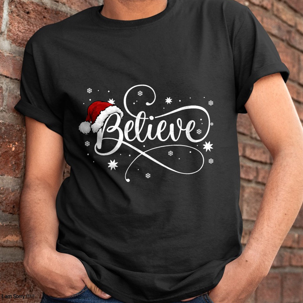 Christmas Shirts for Family, Funny christmas shirts, Christmas Unisex T-Shirt/Hoodie/Sweatshirt HLT00 - Christmas - Believe Santa Claus Believe Christmas Kids T-Shirt