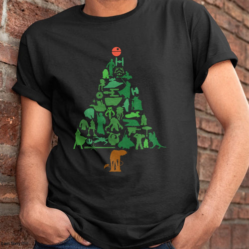 Christmas Shirts for Family, Funny christmas shirts, Christmas Unisex T-Shirt/Hoodie/Sweatshirt HLT00 - Star Wars Holiday Christmas Tree T-Shirt
