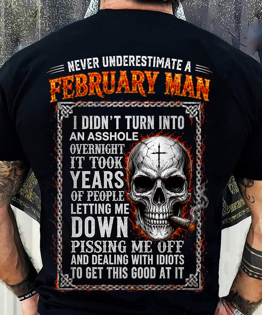 FEBRUARY - GRUMPY MAN - T Shirt For Strongman - TRNN02 (SKU2606-383-02)