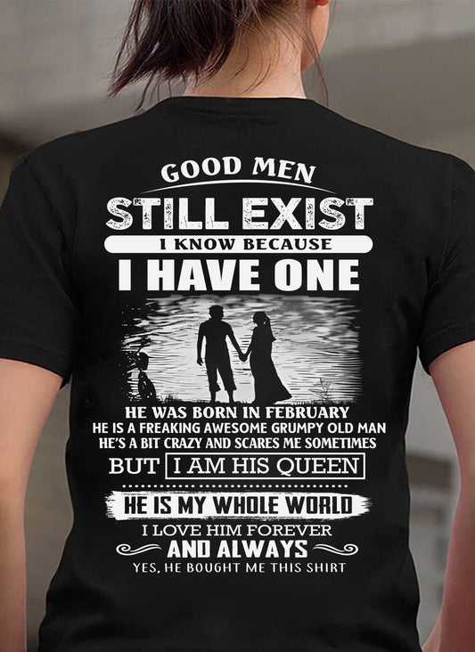 FEBRUARY - GOOD MEN STILL EXIST - PERFECT GIFT FROM HUSBAND - TRNN02 (SKU2607-180-02)
