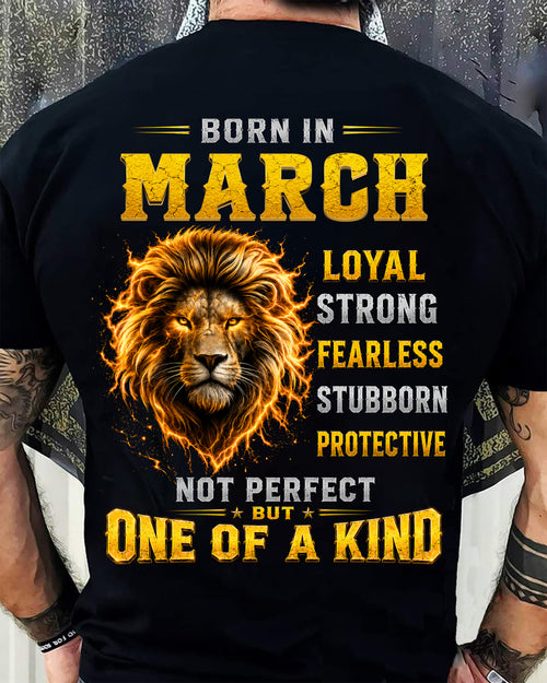 MARCH GUY - NOT PERFECT BUT ONE OF A KIND - T SHIRT FOR STRONGMAN - TRNN03 (SKU2608-34-03)