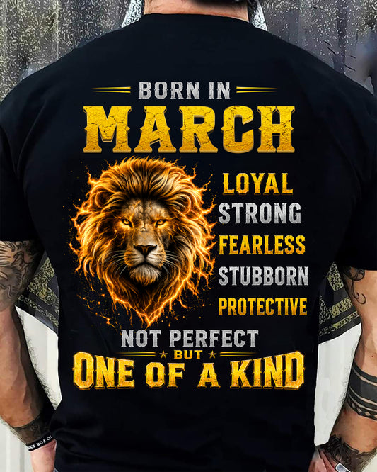MARCH GUY - NOT PERFECT BUT ONE OF A KIND - T SHIRT FOR STRONGMAN - TRNN03 (SKU2608-34-03)
