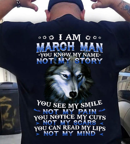 MARCH MAN - YOU KNOW MY NAME NOT MY STORY YOU SEE MY SMILE - TRNN03 (SKU26T-01-48-03)