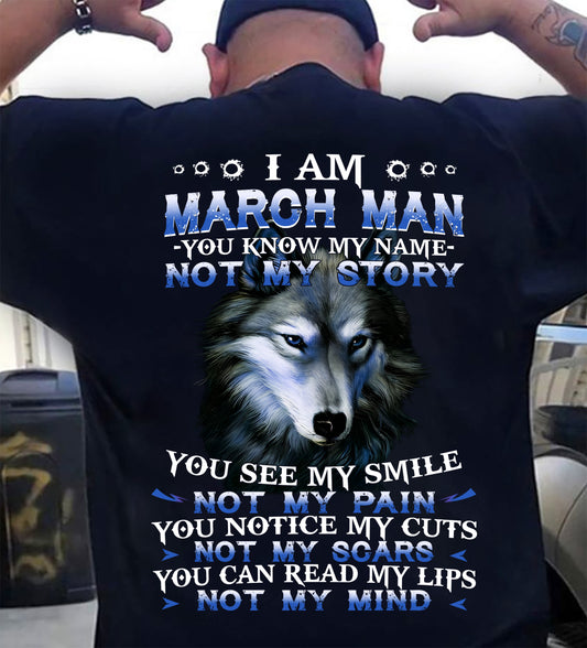 MARCH MAN - YOU KNOW MY NAME NOT MY STORY YOU SEE MY SMILE - TRNN03 (SKU26T-01-48-03)