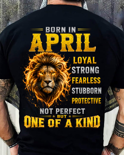 APRIL GUY - NOT PERFECT BUT ONE OF A KIND - T SHIRT FOR STRONGMAN - TRNN04 (SKU2608-34-04)