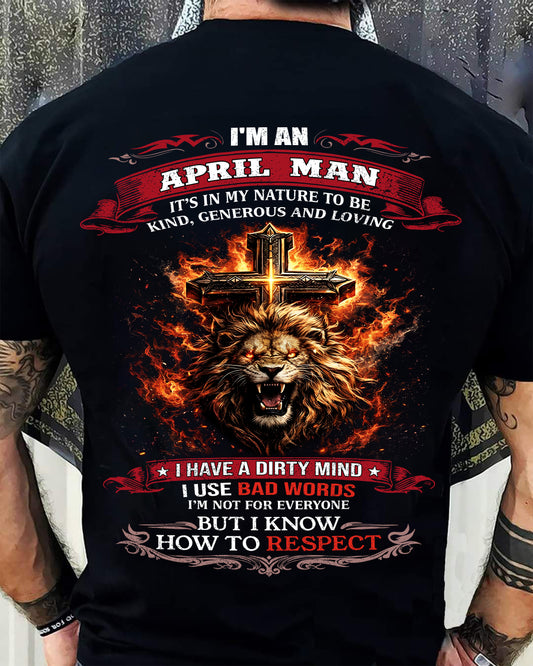 APRIL - I HAVE A DIRTY MIND I USE BAD WORDS I'M NOT FOR EVERYONE - TRNN04 (SKU26T-01-31-04)